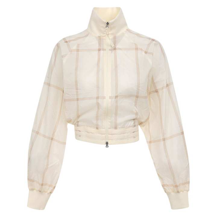 Adidas Adidas Jackets Women's Milk White Stand Collar Moderate Other