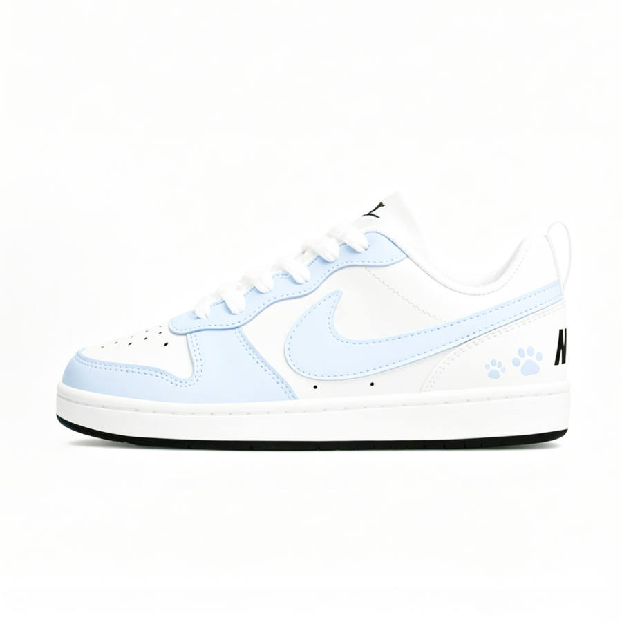 Nike Nike Court Borough Abrasion Resistant Support Low top Kids' Skateboarding Shoes Teenagers