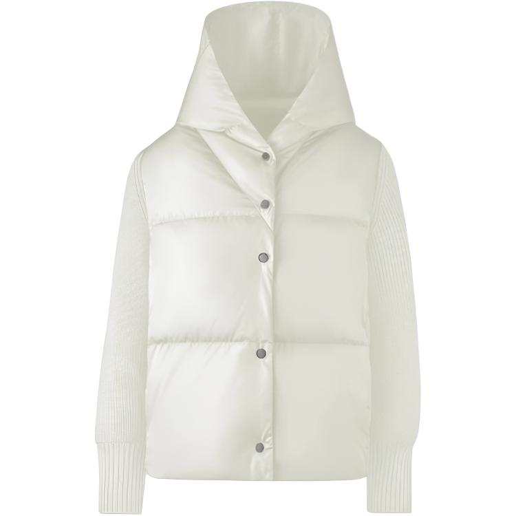 Canada Goose HyBridge®Astoria SS25 Knitwear Women's Cotton Grass White