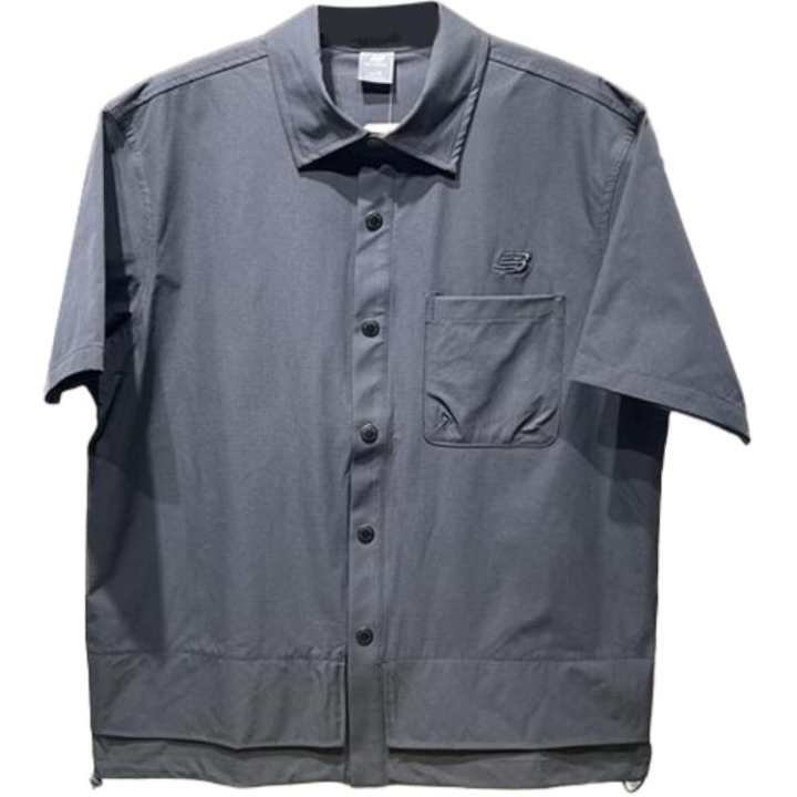 New Balance New Balance Shirts Men's Black Lapel Moderate