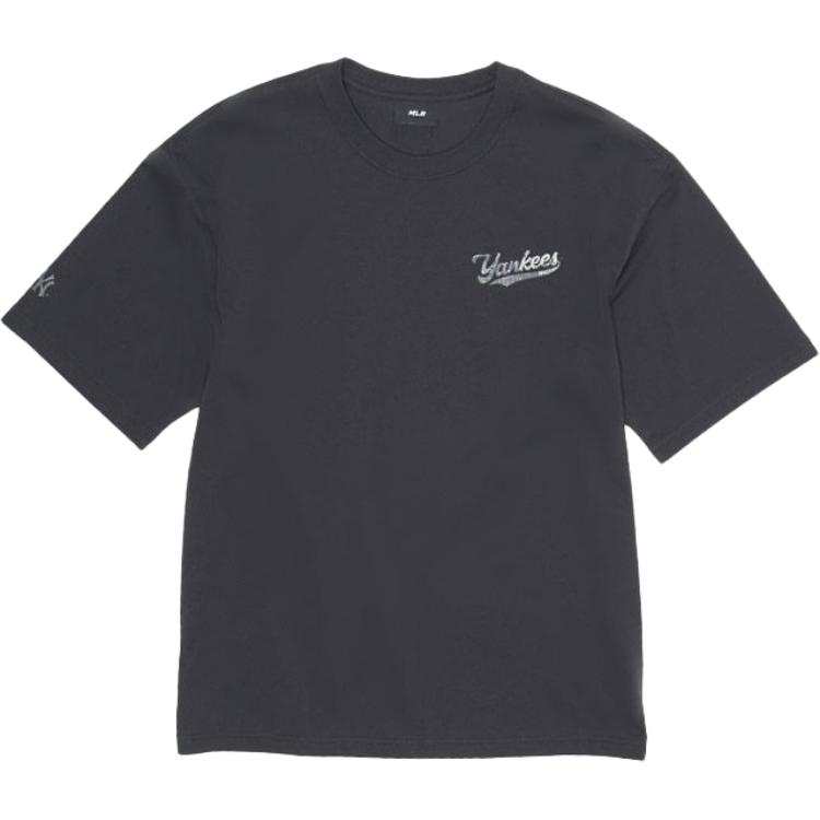 MLB T Shirts Unisex New York Yankees/Black Crew Neck Moderate