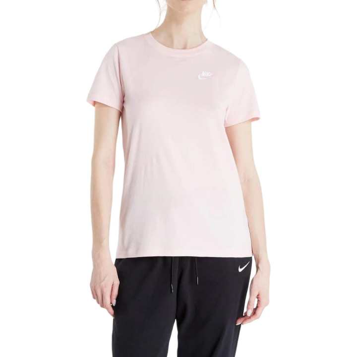 Nike Nike Club T Shirts Women's Pink Crew Neck