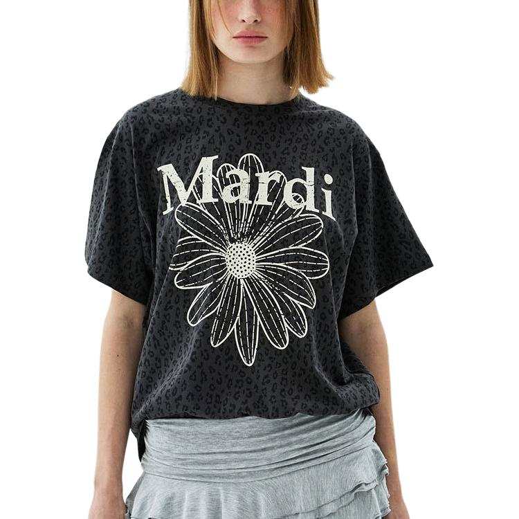 MARDI MERCREDI T Shirt Women's Korean Style