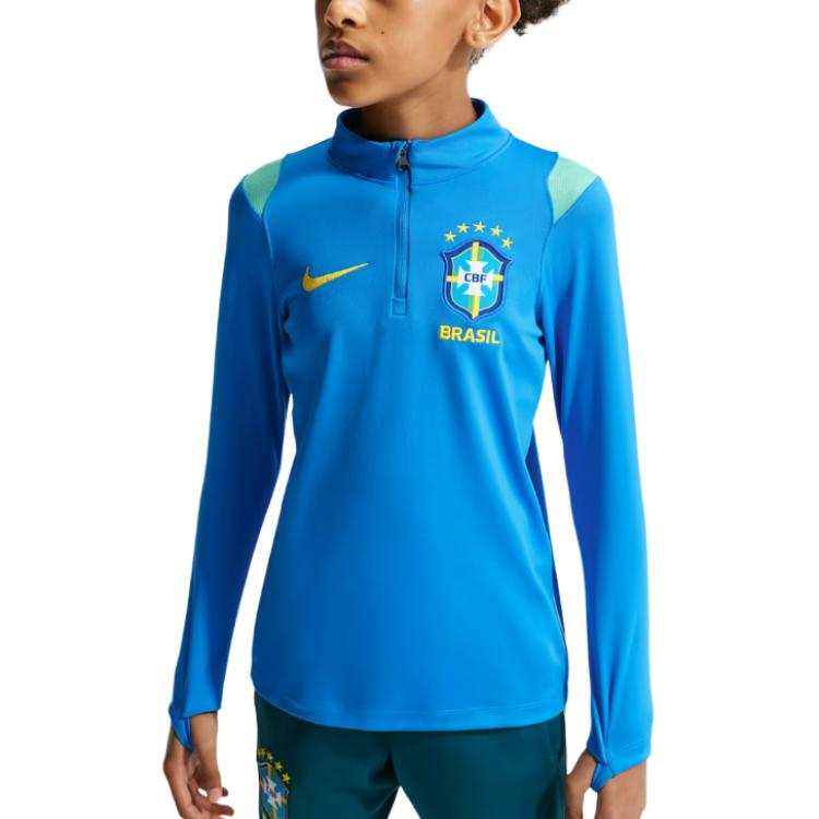 Nike Nike Brazil T Shirt Academy Pro Dri FIT Kids'