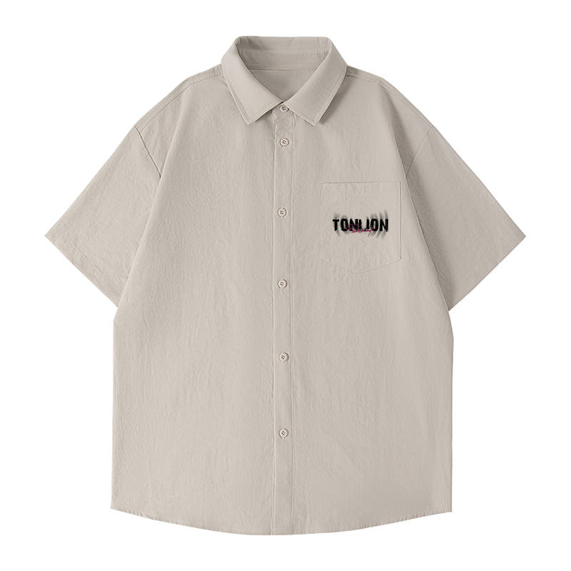 Tonlion Tonlion Shirts Unisex Lapel Thin Other