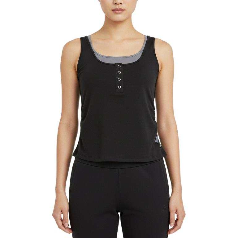 Adidas Adidas FOS Tank Tops Women's Black Square Collar Moderate Other