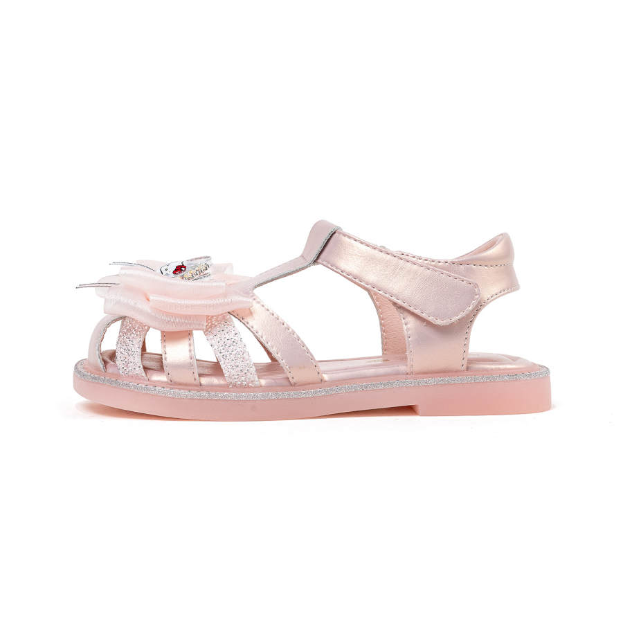 Sanrio Hello Kitty Synthetic Leather Slip Resistant Breathable Lightweight Cushioning Low top Children's Sandals Kids'