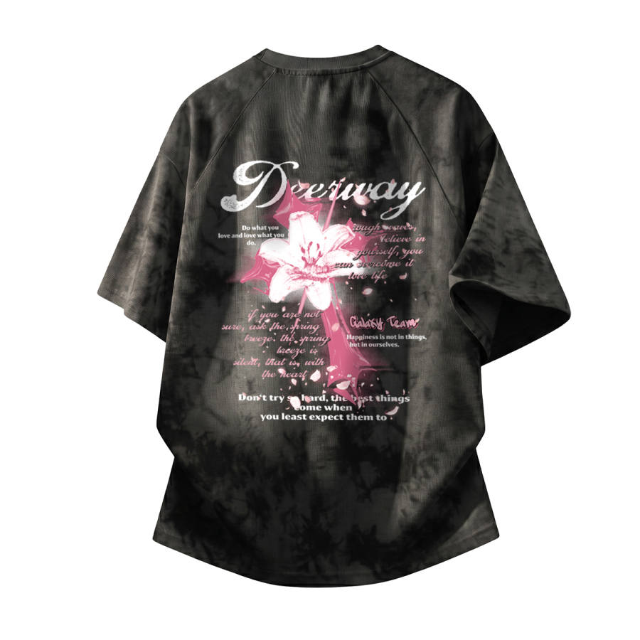 DEERWAY T Shirts Unisex Crew Neck Moderate Straight Fit
