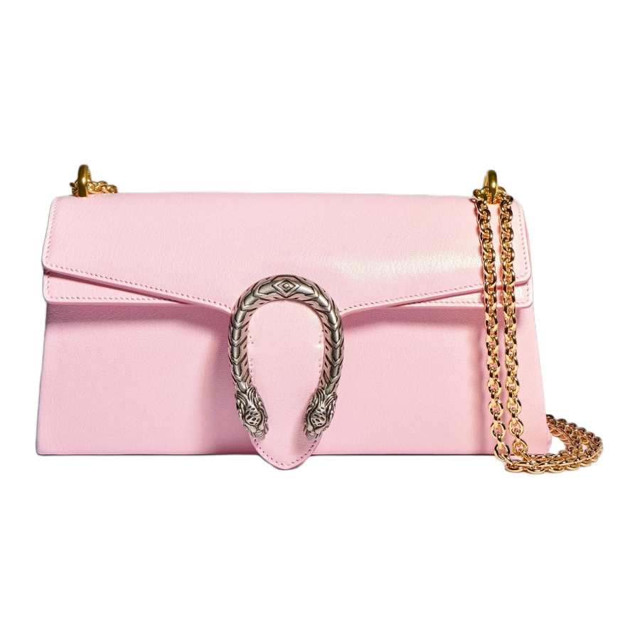 GUCCI Dionysus Soft Grain Leather Shoulder Bag, Crossbody Bag Medium Women's Light Pink