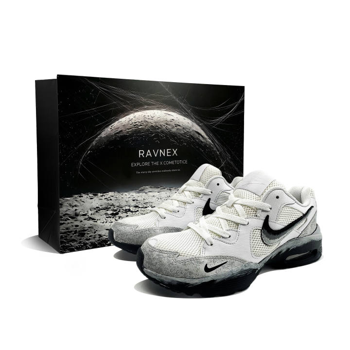 Nike Nike Air Max Fusion Cushioning Abrasion Resistant Low top Casual Running Shoes Men's Gray White