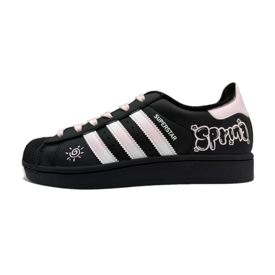 Adidas Originals Superstar 2 Cute Berry Coconut Casual Skate Shoes Unisex