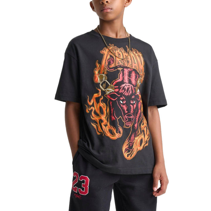 Jordan Jordan Kids T Shirts Crew Neck Moderate