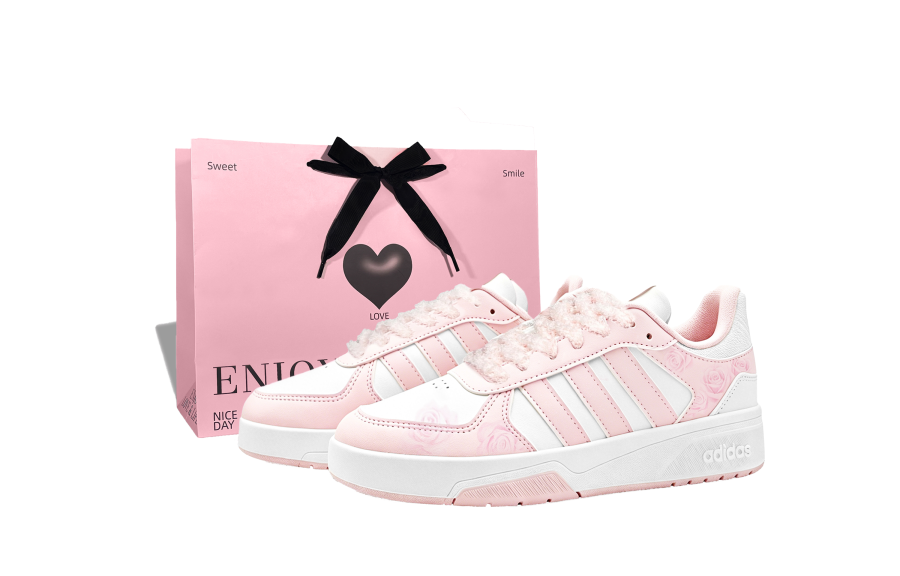 Adidas Adidas COURTBEAT German Army Trainers Synthetic Leather Slip Resistant Abrasion Resistant Low top Skateboard Shoes