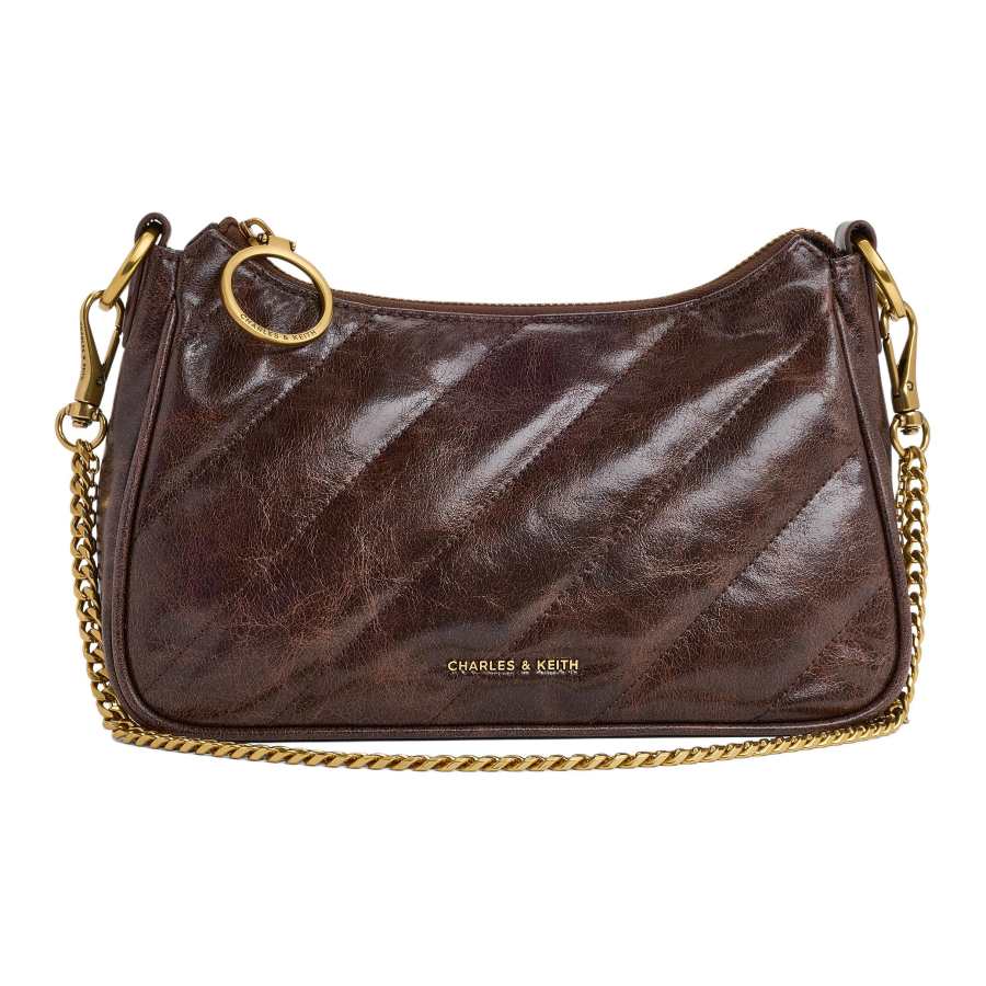 CHARLES&KEITH CHARLES&KEITH Pu Shoulder Bag Medium Women's Multicolor