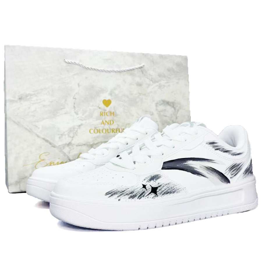 Anta Easy Abrasion Resistant Lightweight Low top Skateboard Shoes Unisex