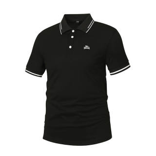 LONSDALE Polo Shirts Men's Stand Collar Thin