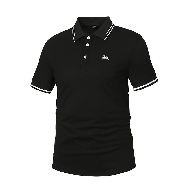 LONSDALE Polo Shirts Men's Stand Collar Thin