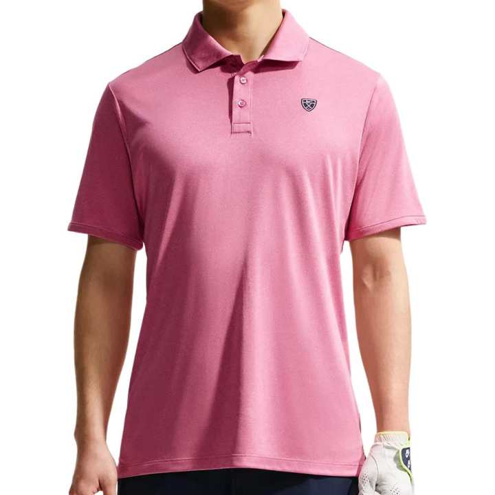 Nike Nike Dri Fit Polo Shirts Men's Pink Polo Collar Moderate Other