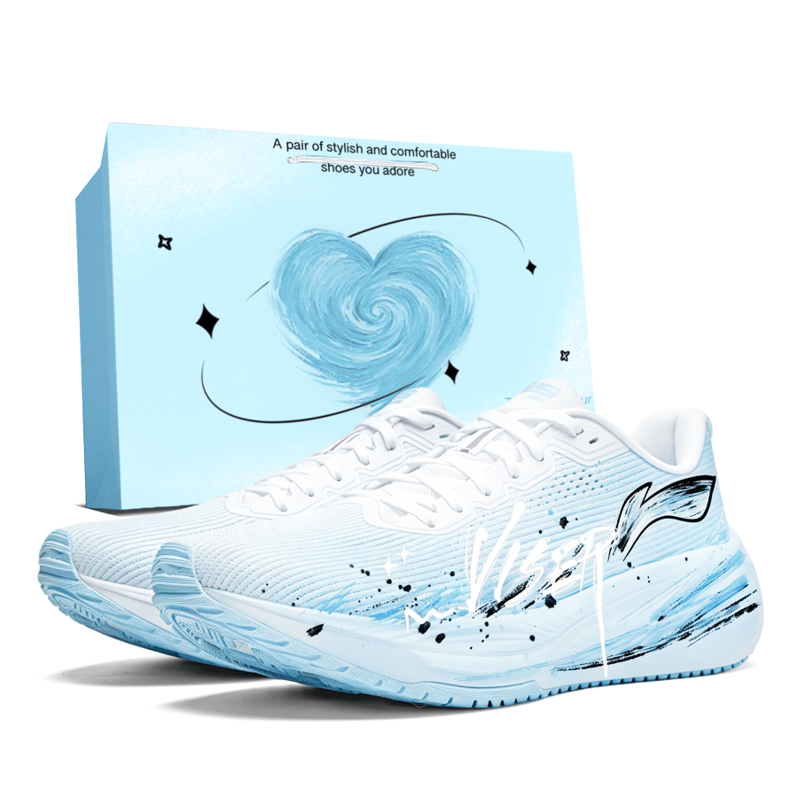 Li-Ning Li Ning Version 2.0 Cushioning Slip Resistant Rebound Low top Casual Physical Fitness Test & Exam Racing Running Shoes