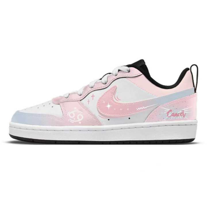 Nike Nike Court Borough Abrasion Resistant Low top Skateboard Shoes Women's Pink