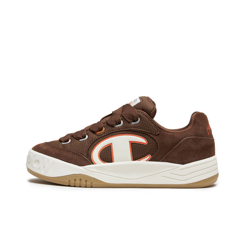 Champion Low top Skateboard Shoes Men's Pinecone Brown/Oxidized Orange