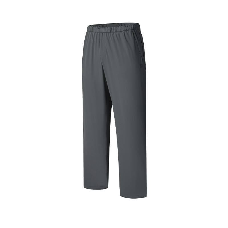 FILA A.P Casual Pants Men's Phantom Night Gray Moderate Straight Fit Pants