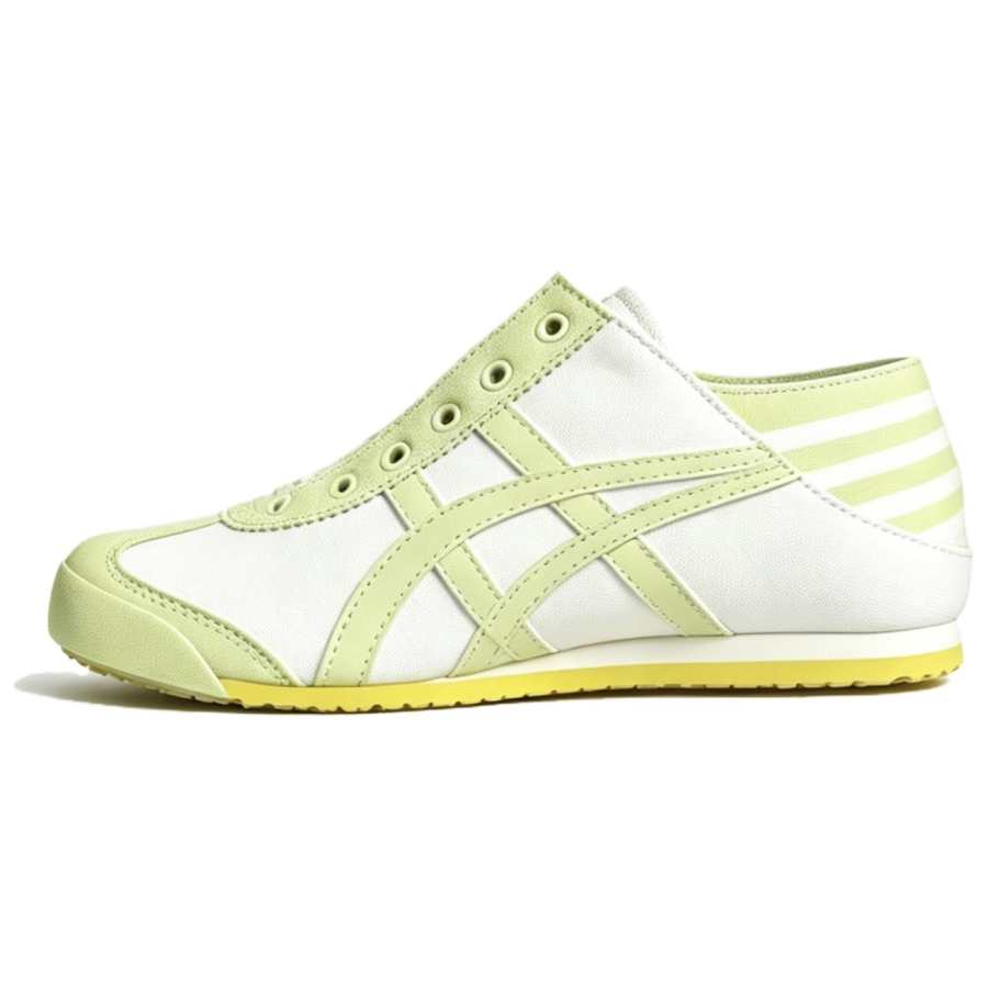 Onitsuka Tiger MEXICO 66 PARATY Abrasion Resistant, Breathable, Lightweight Low top Casual Shoes Unisex Green White