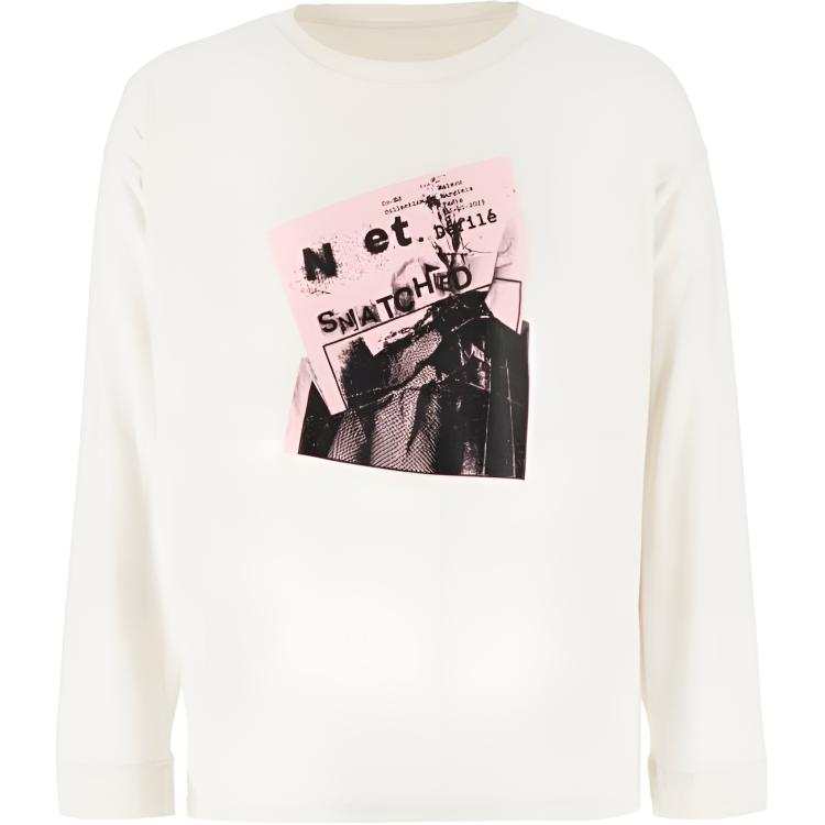 Maison Margiela Graphic Printed Long-Sleeved T-Shirt