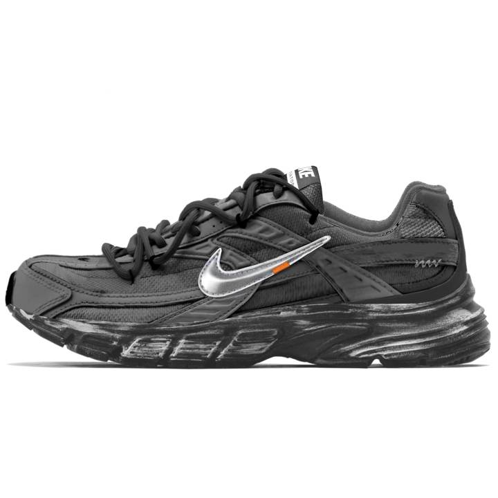 Nike Nike Initiator Low top Long Distance Running Sprint Running Shoes Unisex Black Silver