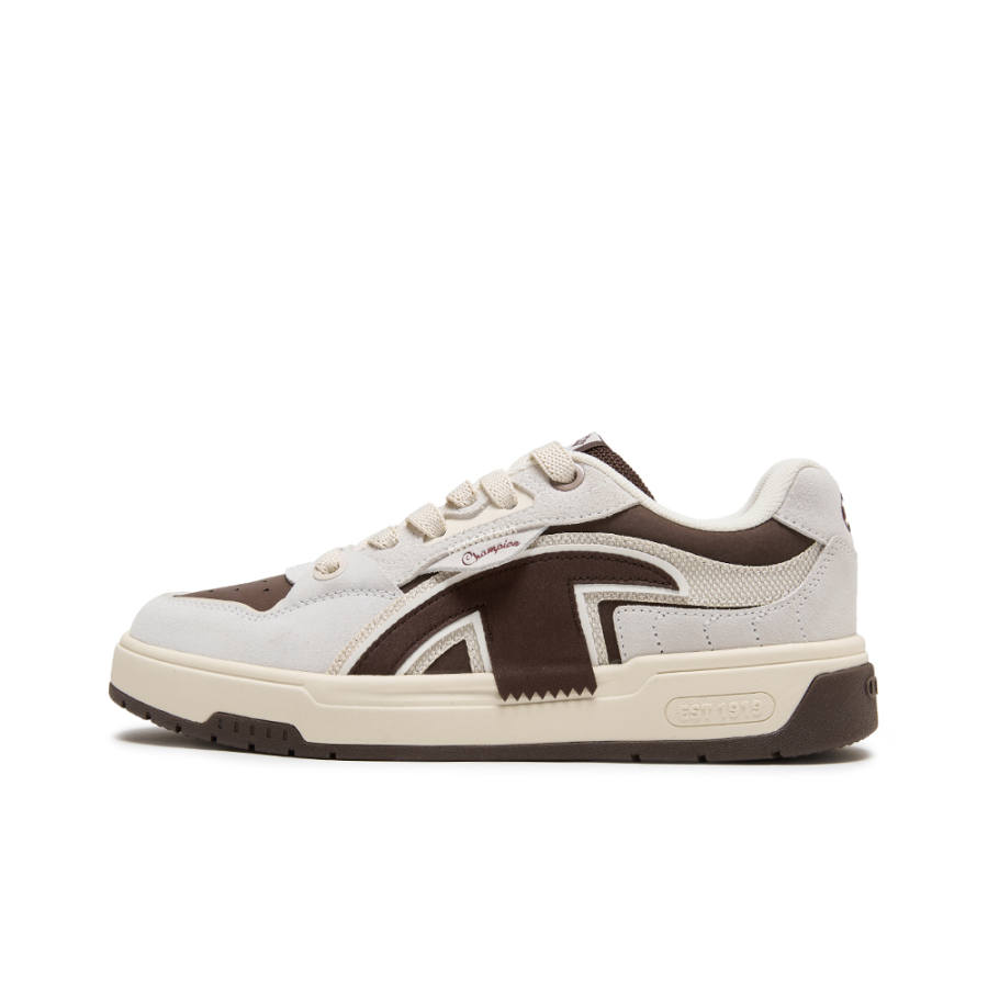 Champion Low top Skateboard Shoes Men's Milk White/Baroque Brown
