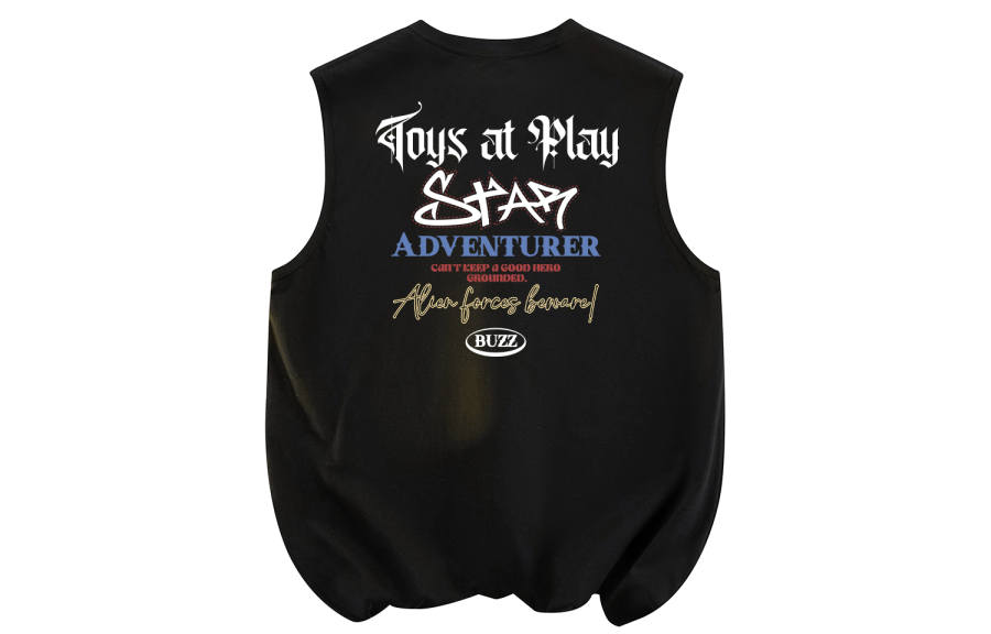 Disney Tank Tops Unisex Crew Neck Thin Sleeveless