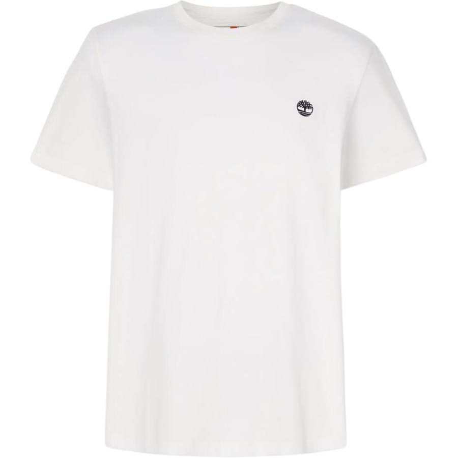 Timberland T Shirts Men's White Crew Neck