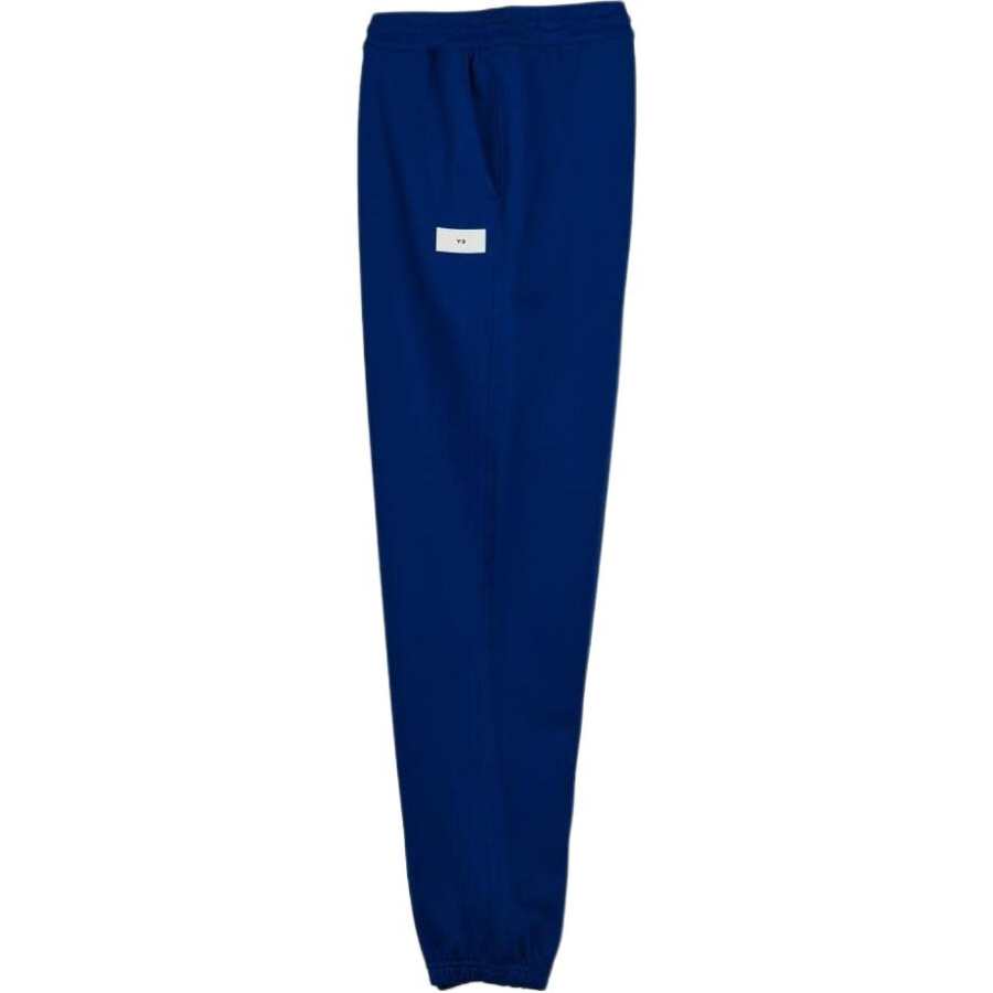 Y-3 Y 3 Knitted Sweatpants Men's Ink Blue Moderate Straight Fit Pants