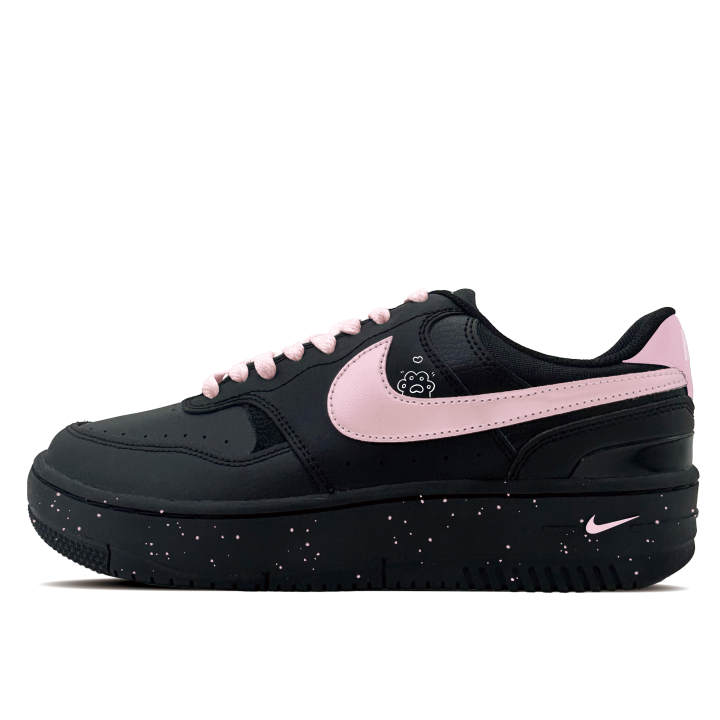 Nike Nike Gamma Force Ci Chuan Synthetic Leather Abrasion Resistant Low top Skateboard Shoes Women's Black