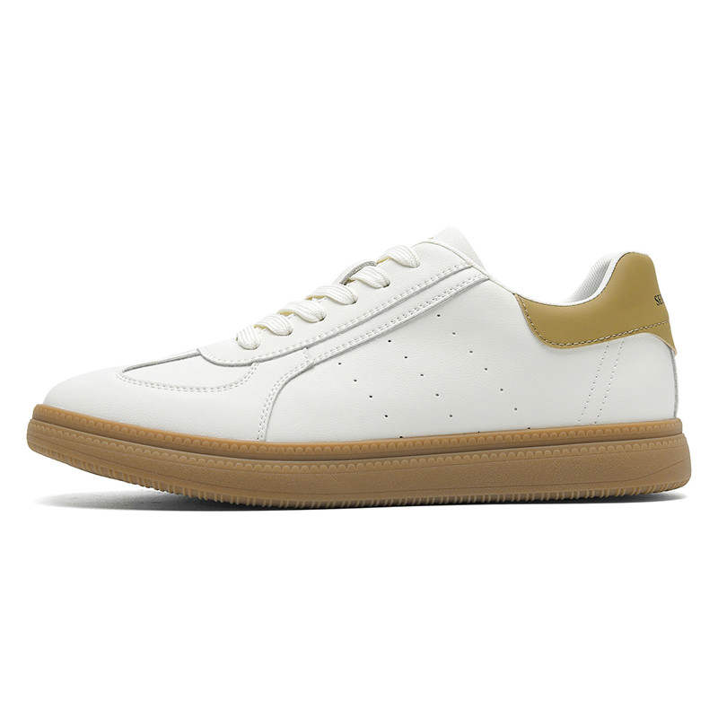 SEPTWOLVES Synthetic Leather, Split Cow Leather Low top Skateboard Shoes Men's