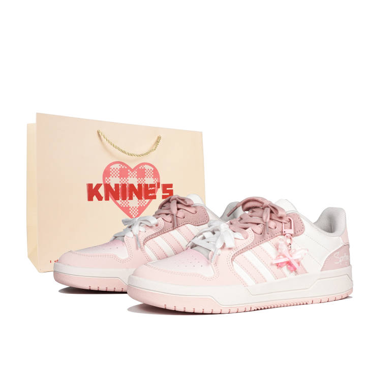 Adidas Adidas ENTRAP Low top Skateboard Shoes Unisex White Pink