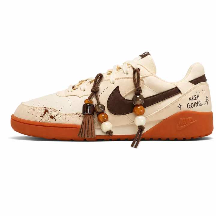 Nike Nike Terra Manta Amber Wander Synthetic Leather Low top Casual Shoes Men's Beige Brown