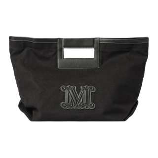 MaxMara Cotton Handbag Women's Black
