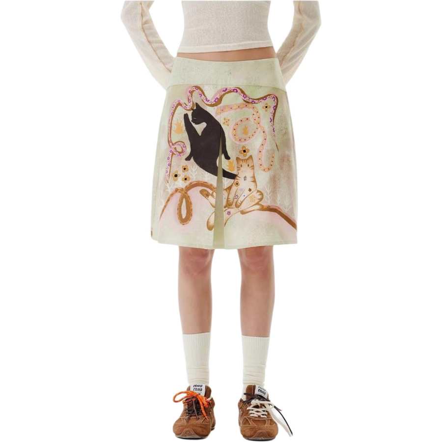 Cotton Gene Casual Short Skirts Women's