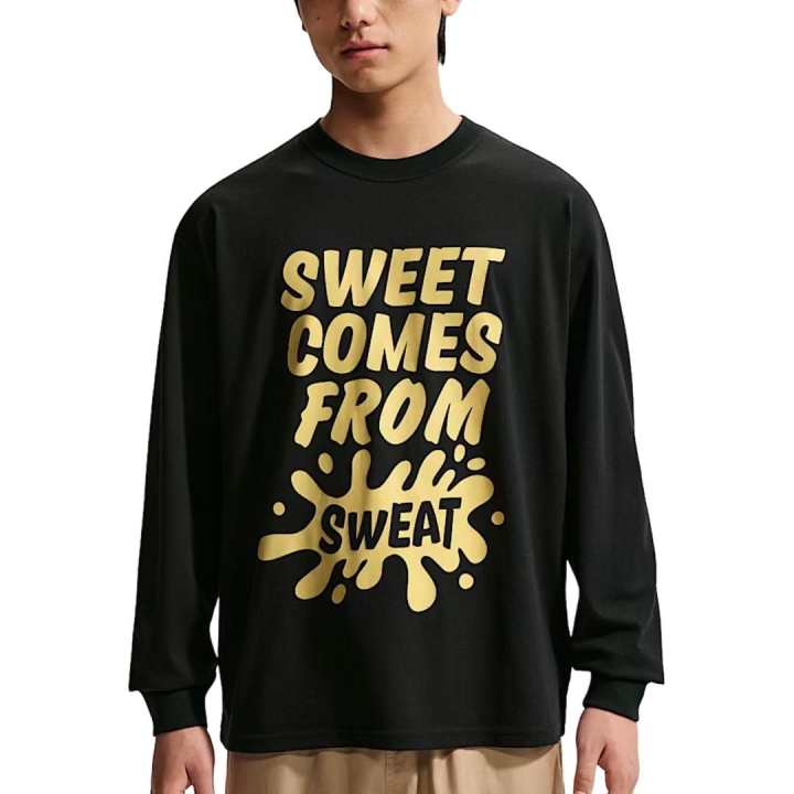 Nike Nike Sportswear T Shirts Men's Black Crew Neck Moderate