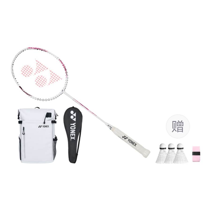 YONEX Fabric Combo Set Unisex White Soft Cherry Blossom Pink