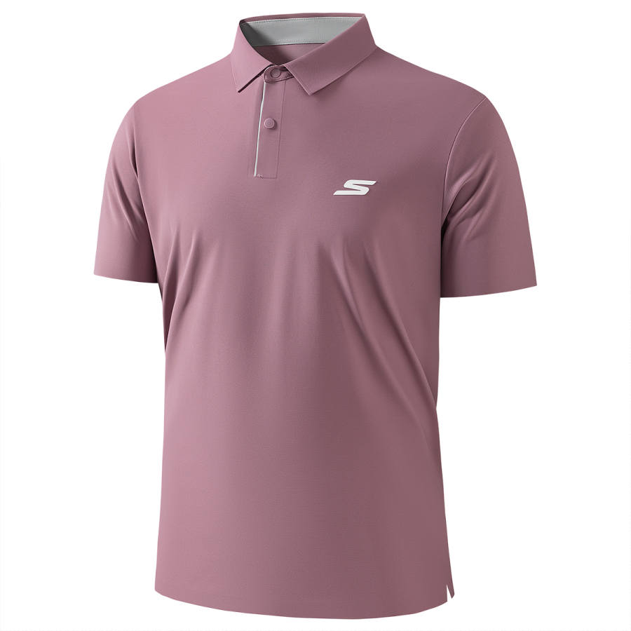 Skechers Polo Shirt Unisex Dusty Pink 04JD