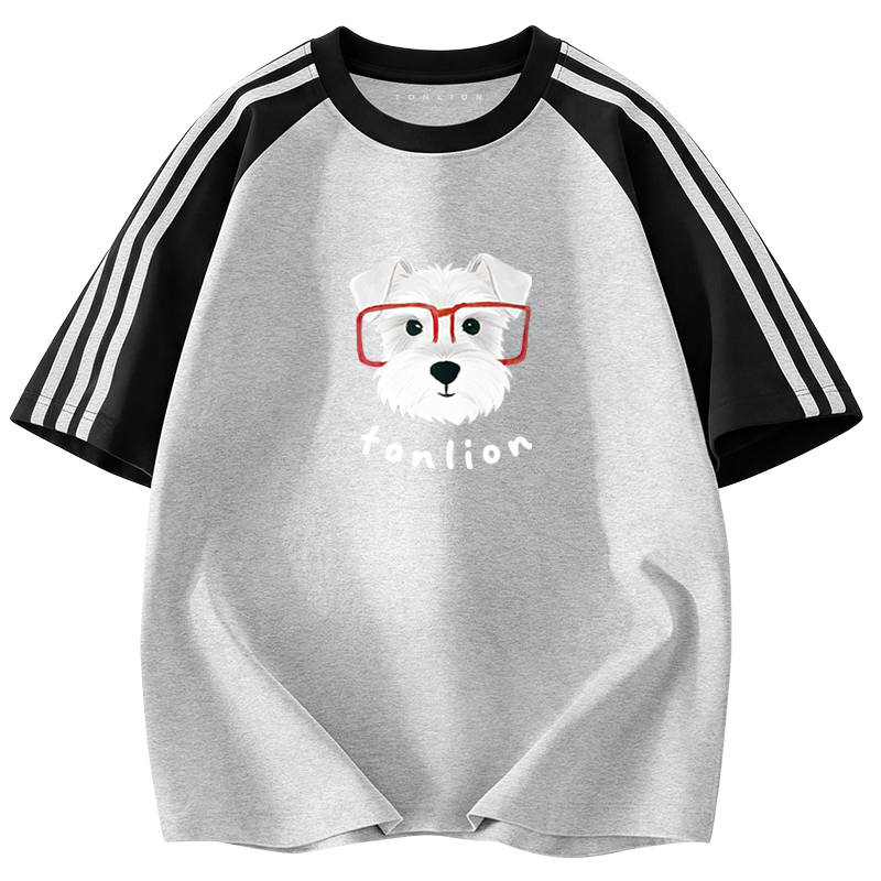 Tonlion T Shirts Women's Crew Neck Moderate Straight Fit