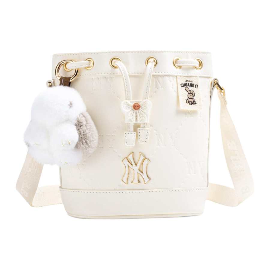 MLB MLB Artificial Leather Crossbody Bags Regular Women's White