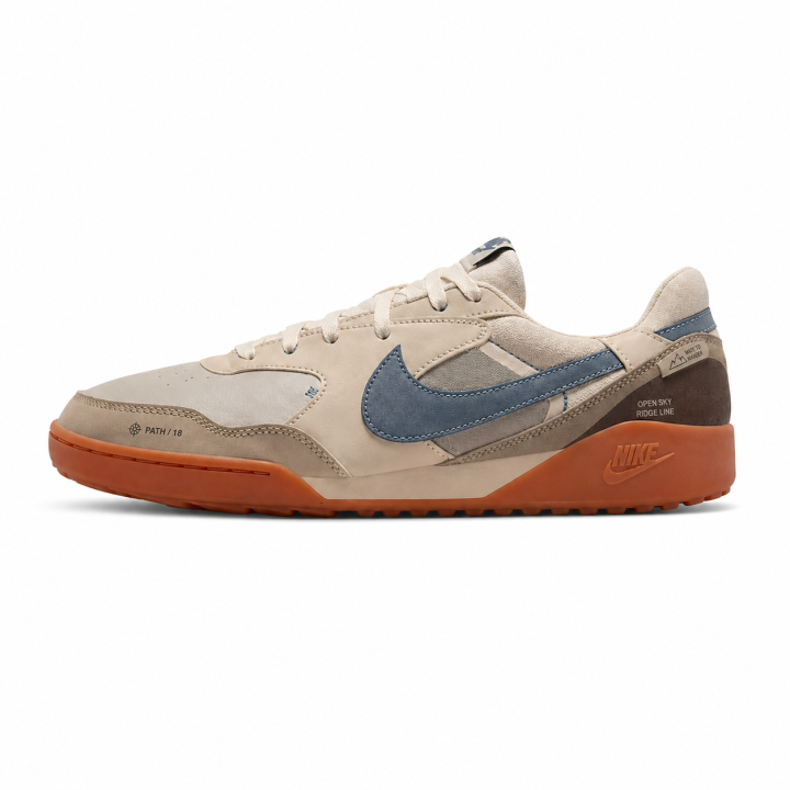 Nike Nike Terra Manta Wild Blue Synthetic Leather Low top Casual Shoes Men's Beige