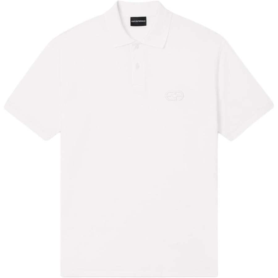 Emporio Armani Logo Embroidered Short-Sleeved Polo Shirt