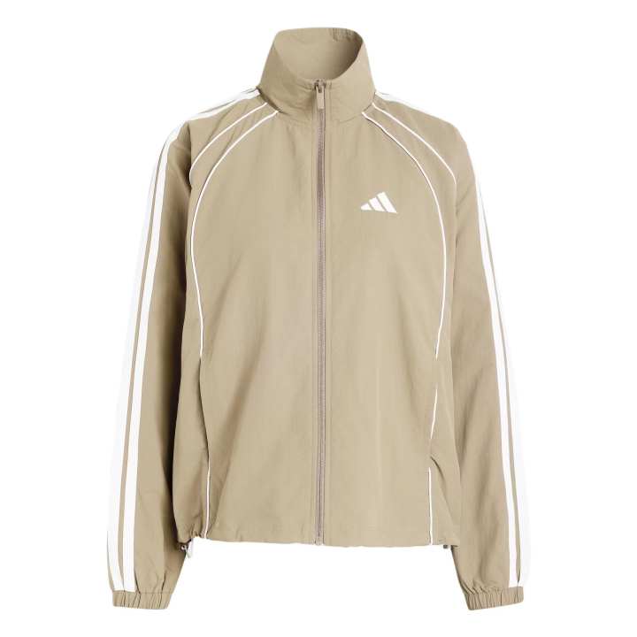 Adidas Adidas Jackets Women's Khaki Six Stand Collar Moderate Other