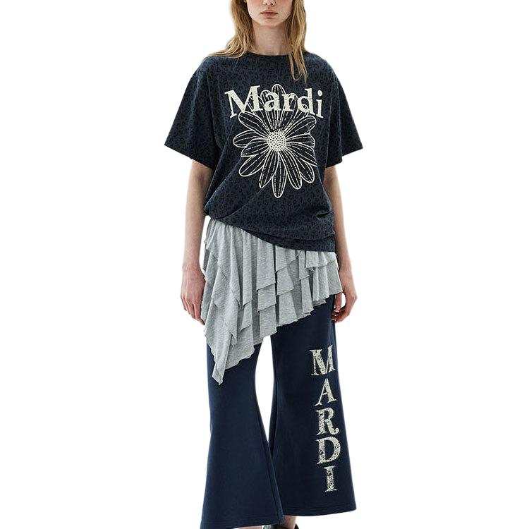 MARDI MERCREDI T Shirt Women's Korean Style