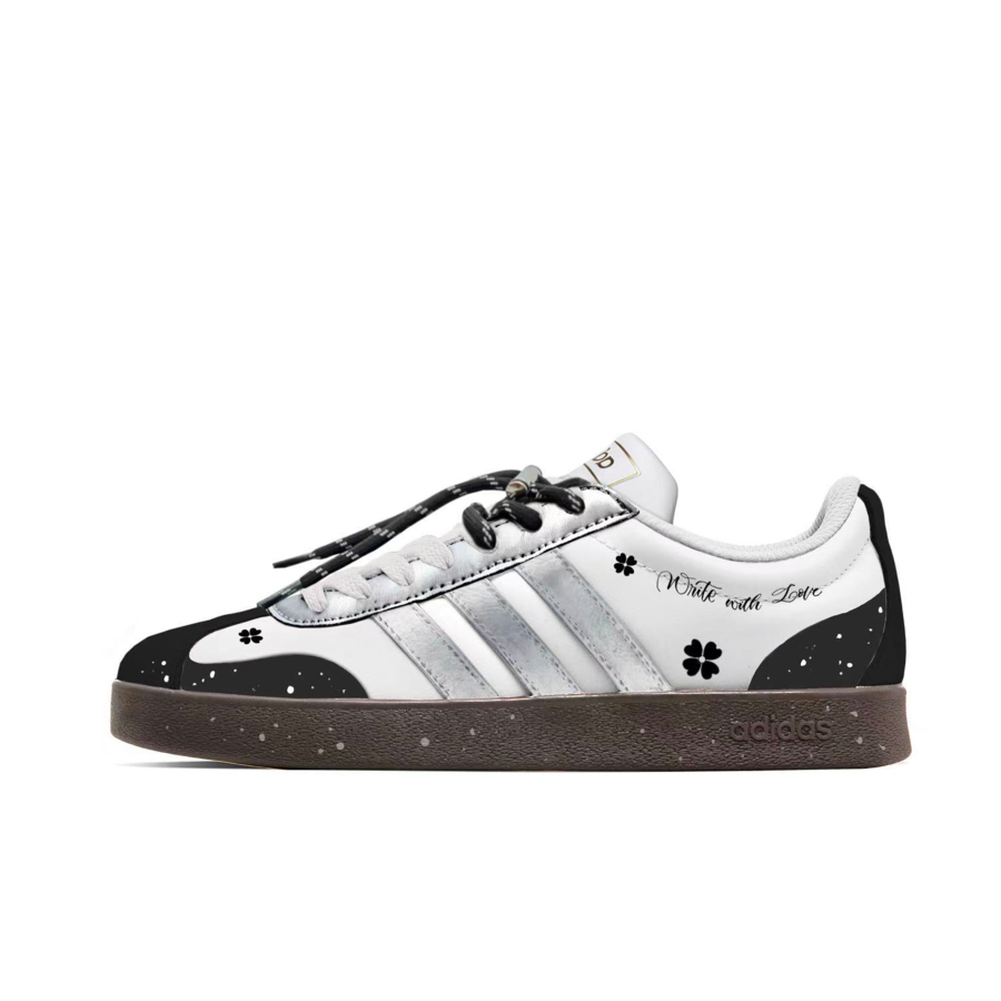 Adidas Adidas Vl Court Classic Asta Star Order Low top Skateboard Shoes Unisex White