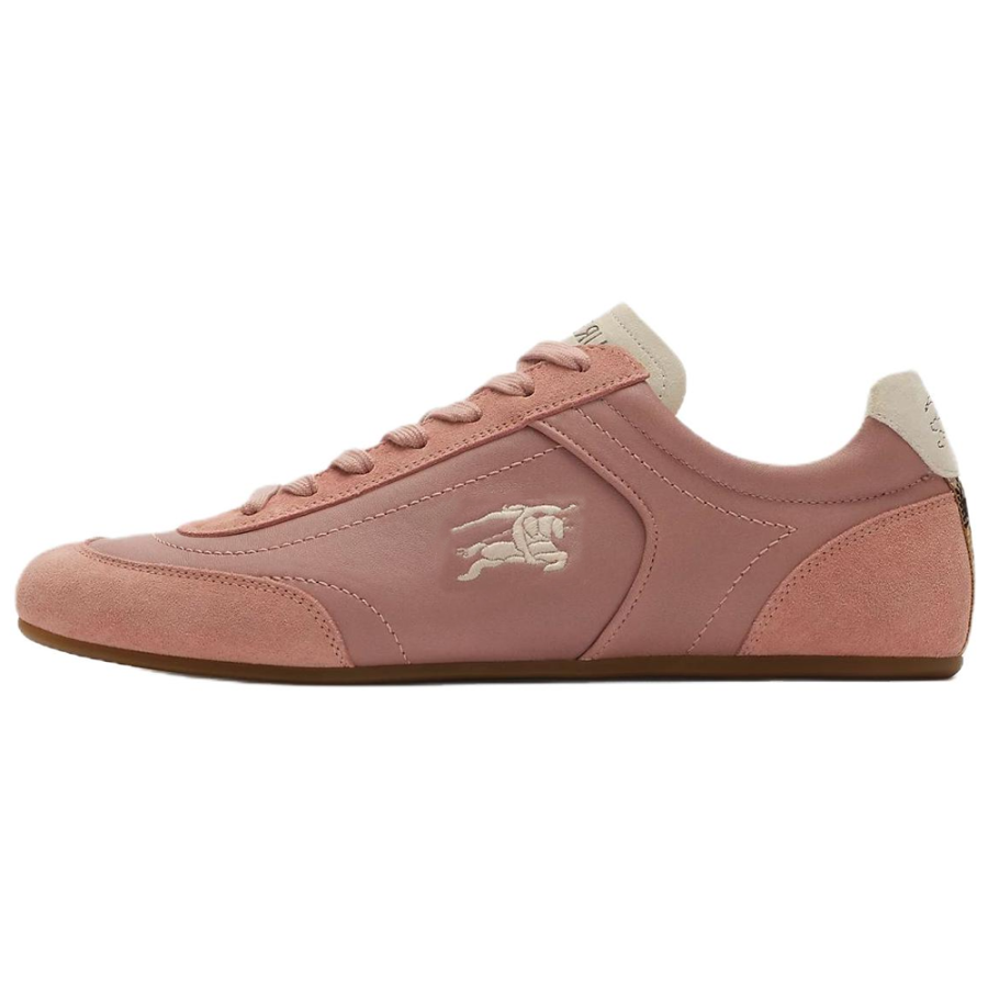 Burberry Knight Runner Low top Casual Shoes Women's Dark Rose
